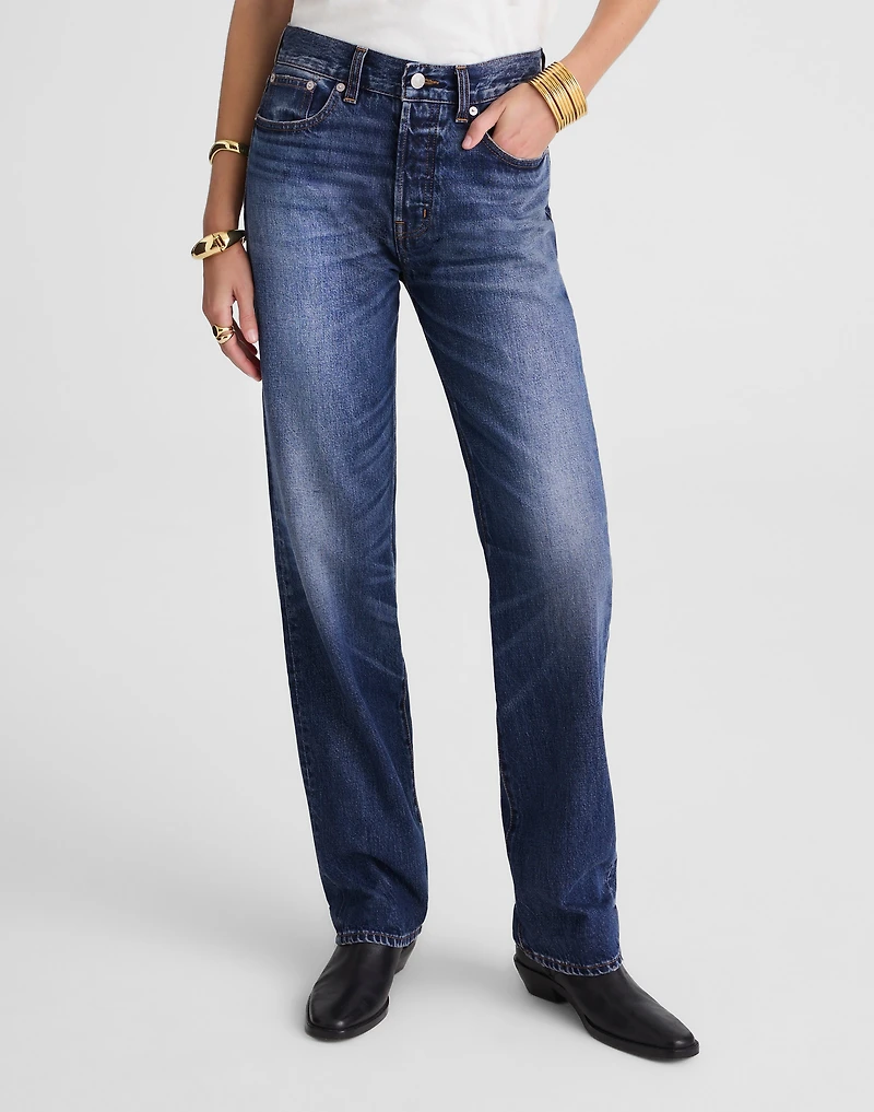 The Dakota Longline Straight Jean | Madewell