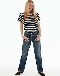The Dakota Longline Straight Jean | Madewell