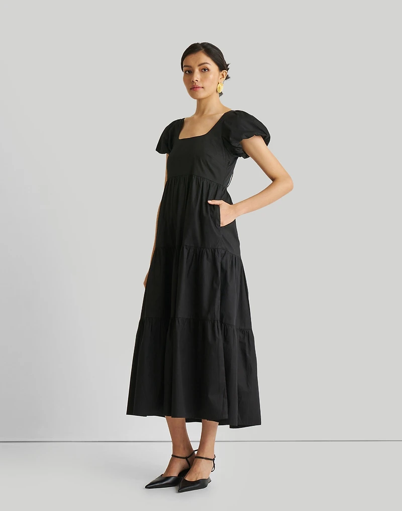Reistor Puff Sleeve Tiered Maxi Dress | Madewell