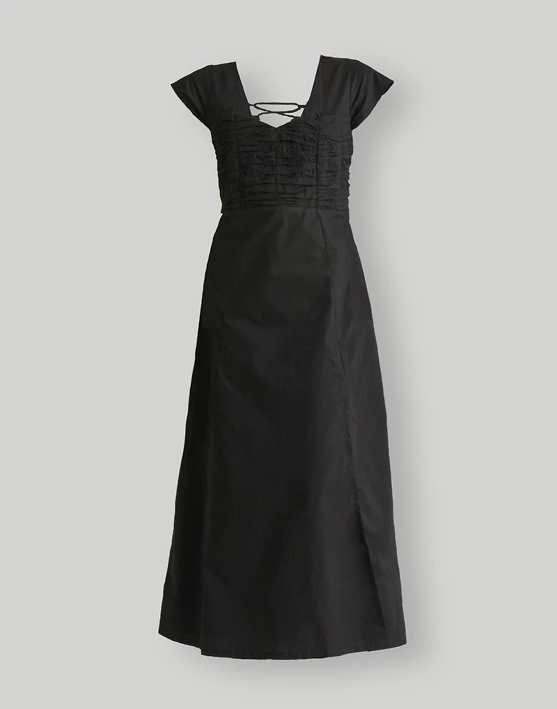 Reistor® Ruched Dress with Front Slit | Madewell