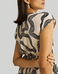 Reistor® Deep V-neck. Gathered Dress | Madewell