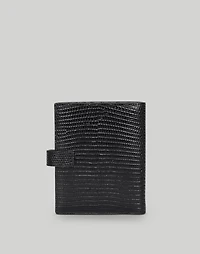 Hyer Goods Traveler's Wallet with Coin Pocket- Black LIzard | Madewell
