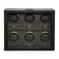 Axis Powder Coat Grey 6 Piece Watch Winder
