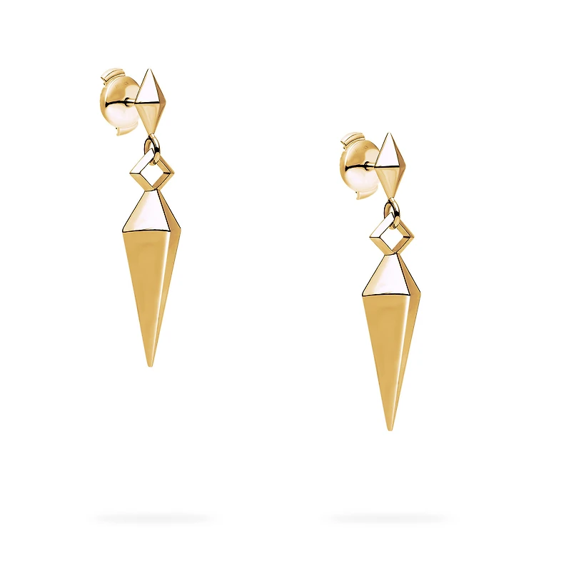 Yellow Gold Daggar Earrings