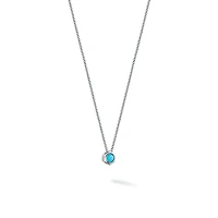 Turquoise and Silver Pendant
