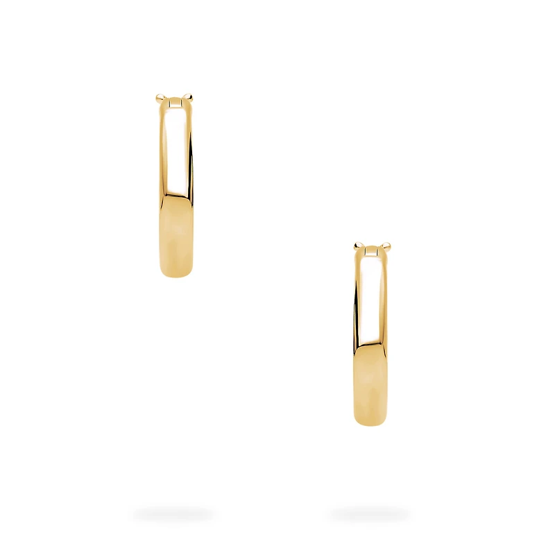 Yellow Gold Huggie Earrings