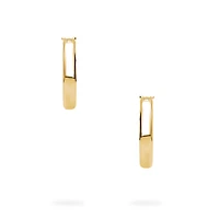 Yellow Gold Huggie Earrings