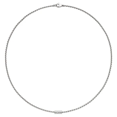 Aria White Gold and Diamond Necklace