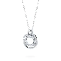 Small Diamond Circle Pendant