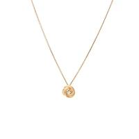Jaipur Yellow Gold and Diamond Flower Pendant