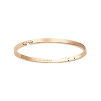 Liens Évidence Rose Gold and Diamond Bangle