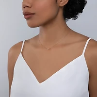 Diamond Splash Pendant Necklace, Rose Gold