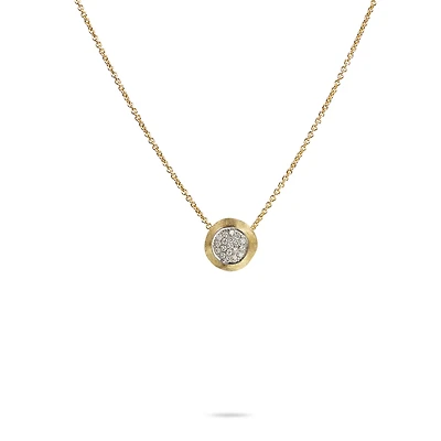 Jaipur Yellow Gold and Diamond Pendant