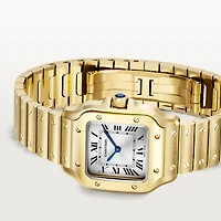 Santos de Cartier Small Quartz 27 mm Yellow Gold