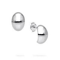 Silver Bombe Earrings