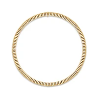 Yellow Gold Textured Necklace