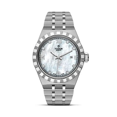 TUDOR Royal Automatic 28 mm Stainless Steel and Diamond
