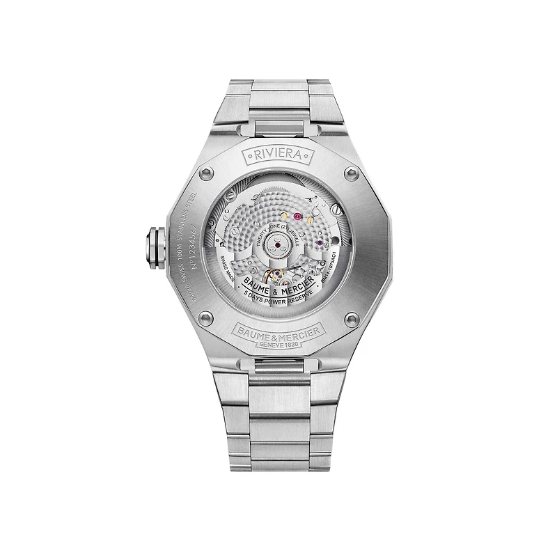 Riviera Automatic Moonphase 43 mm Stainless Steel