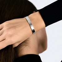21g Brushed Silver Ribbon Bracelet