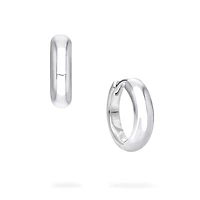 Silver Hoop Earrings, 18MM