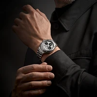 Riviera Automatic Chronograph 41 mm Stainless Steel