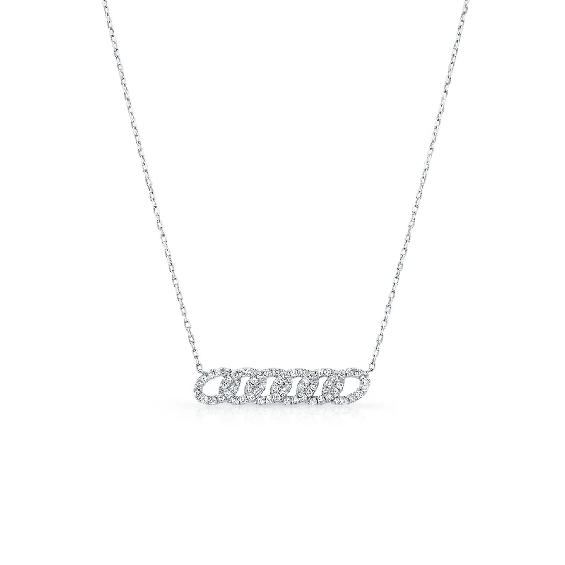 Legacy White Gold and Diamond Pavé Pendant
