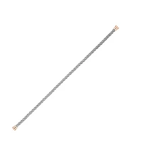 Rose Gold Plated Stainless Steel Medium Steel Cable