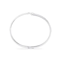 Triple Row Diamond Bangle Bracelet