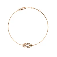 Force 10 Small Rose Gold and Diamond Pavé Bracelet
