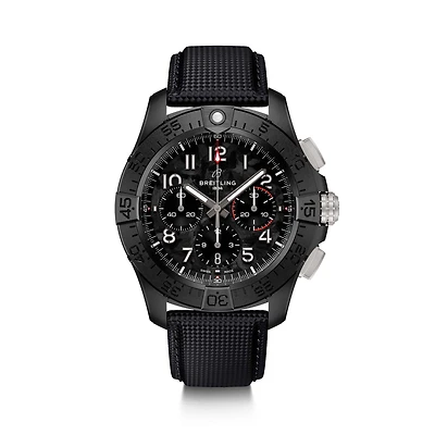 Avenger B01 Night Mission Automatic Chronograph 44 mm ADLC Titanium