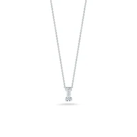 Tiny Treasures Love Letter I White Gold and Diamond Pendant