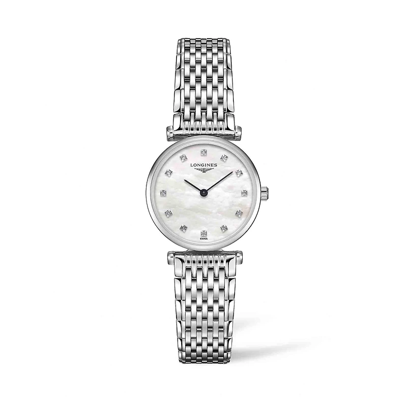 La Grande Classique Quartz 24 mm Stainless Steel and Diamond