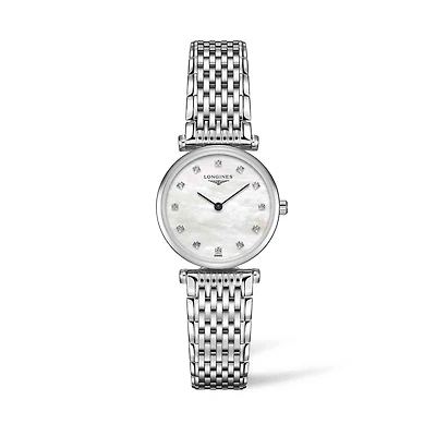 La Grande Classique Quartz 24 mm Stainless Steel and Diamond