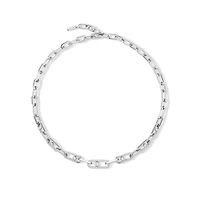 Move Link White Gold and Diamond Necklace