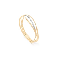 Marrakech Yellow Gold and Diamond Bracelet