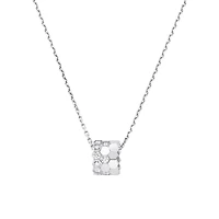 Bee de Chaumet Medium White Gold and Diamond Pendant
