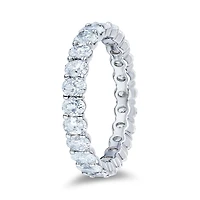 Platinum 2.16ct Oval Cut Eternity Band