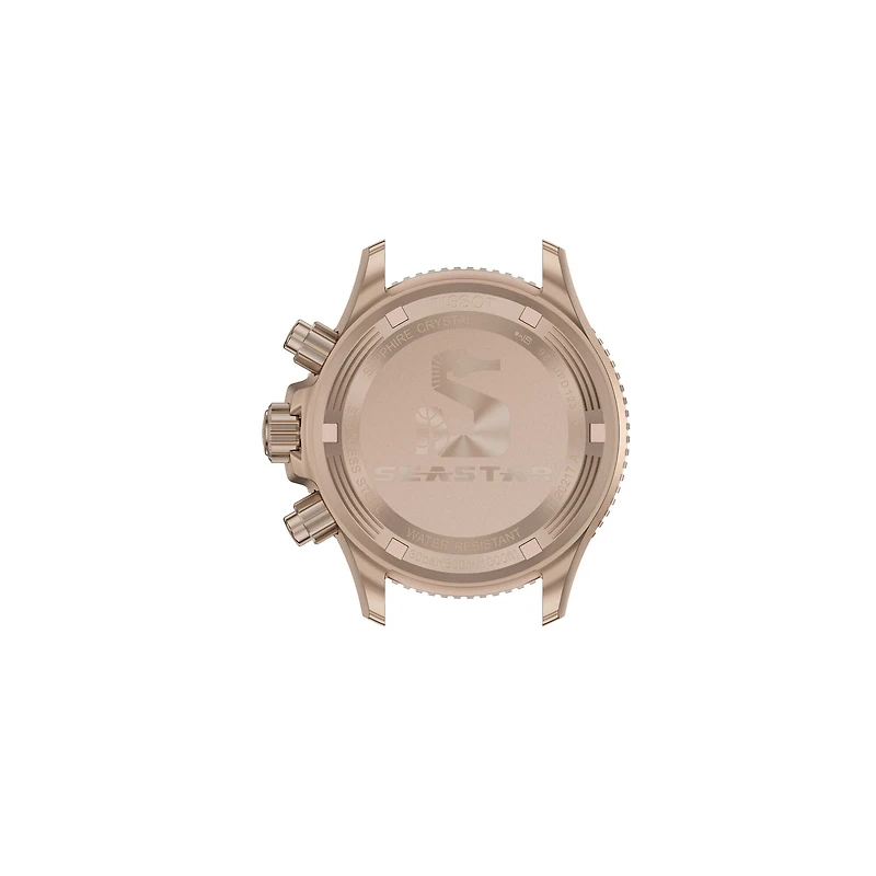 Seastar 1000 Quartz Chronograph 38 mm PVD Stainless Steel