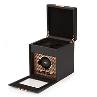 Axis Copper 1 Piece Watch Winder with Storage
