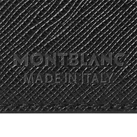 Sartorial Black 6 Card Wallet with Money Clip