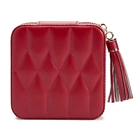Caroline Red Travel Zip Case
