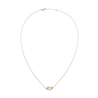 Force 10 Small Rose Gold and Diamond Pavé Pendant