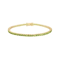 Peridot Line Bracelet