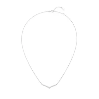 Josephine Aigrette White Gold and Diamond Pavé Pendant