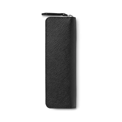 Sartorial Black Single Pen Pouch