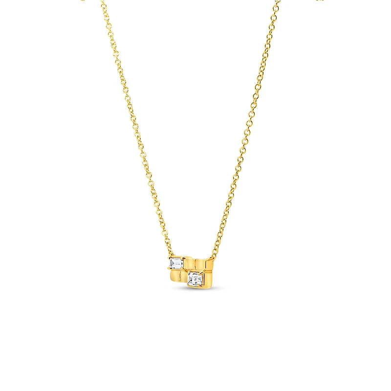 Alexandria Yellow Gold and Diamond Pendant