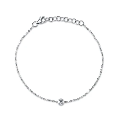 Kate White Gold and Diamond Bracelet