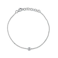 Kate White Gold and Diamond Bracelet