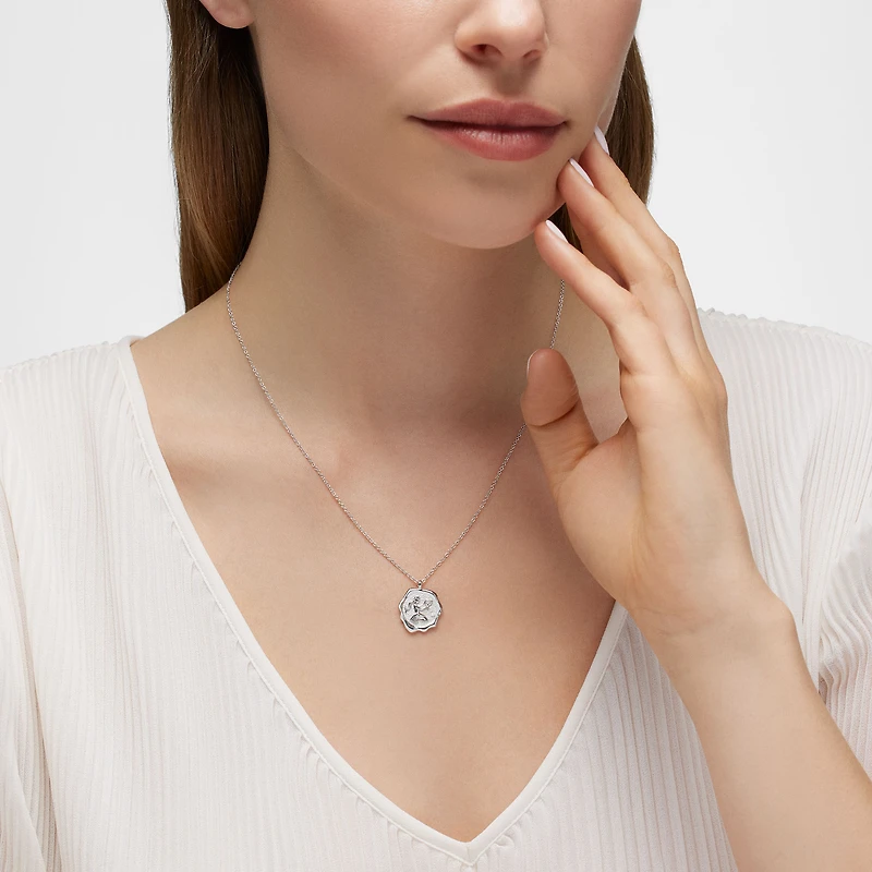 Zodiac Virgo Pendant in Sterling Silver
