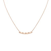 Bee de Chaumet Rose Gold and Diamond Pendant